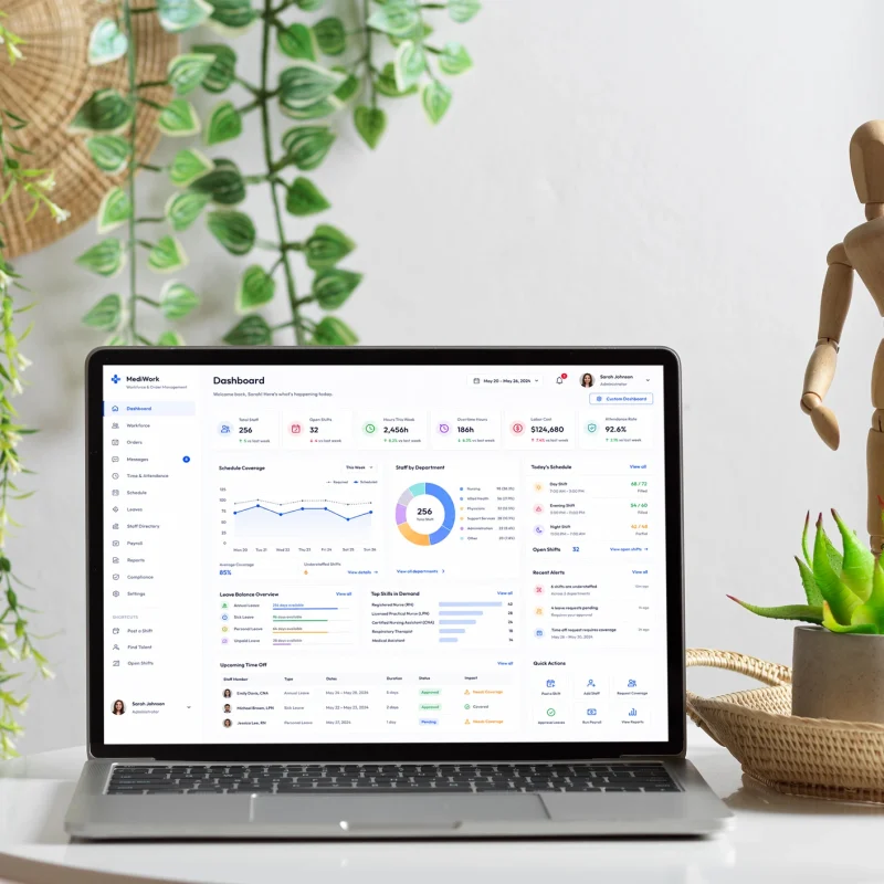 Healthcare Workforce & Order Management Platform Slide-1v2